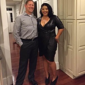 Little black plus size dress.